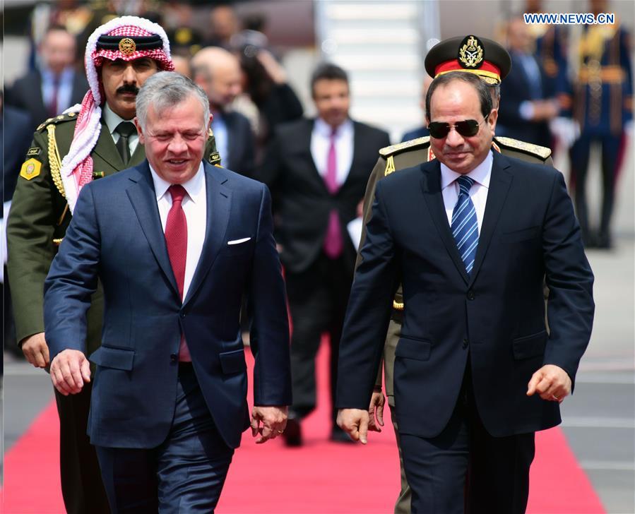 EGYPT-CAIRO-PRESIDENT-JORDAN-KING-MEETING