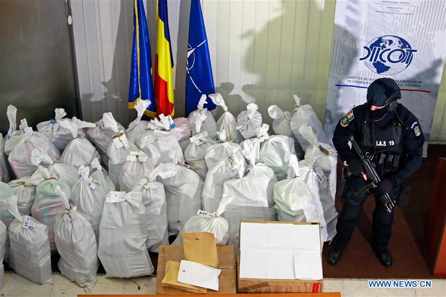 ROMANIA-BUCHAREST-MASSIVE COCAINE-CAPTURE