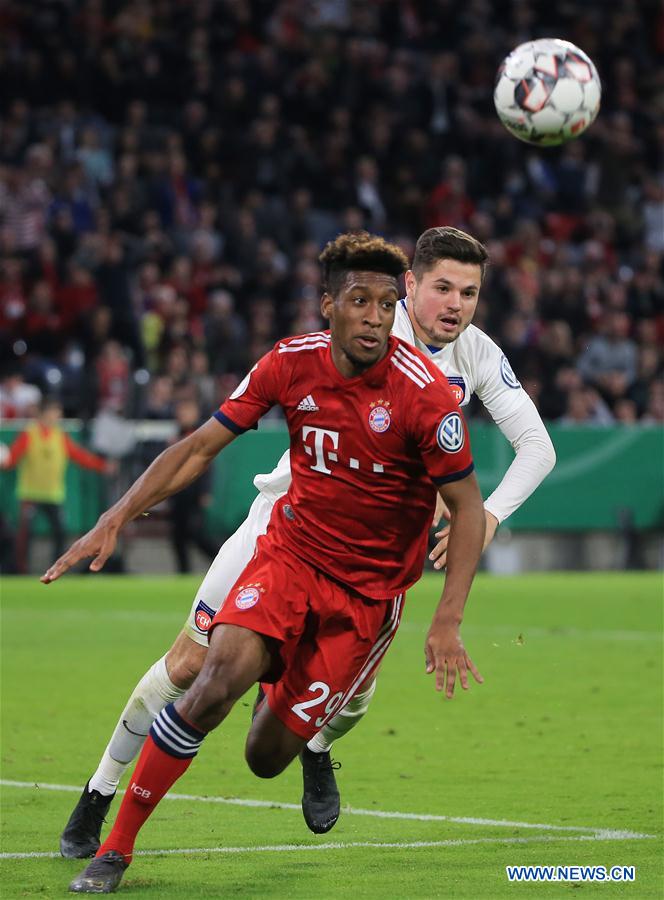 (SP)GERMANY-MUNICH-SOCCER-GERMAN CUP-BAYERN MUNICH VS HEIDENHEIM