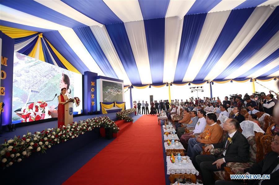 MYANMAR-THATON-POWER PLANT-OPENING CEREMONY