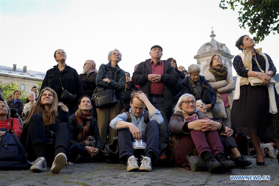 FRANCE-PARIS-NOTRE DAME CATHEDRAL-TRIBUTE