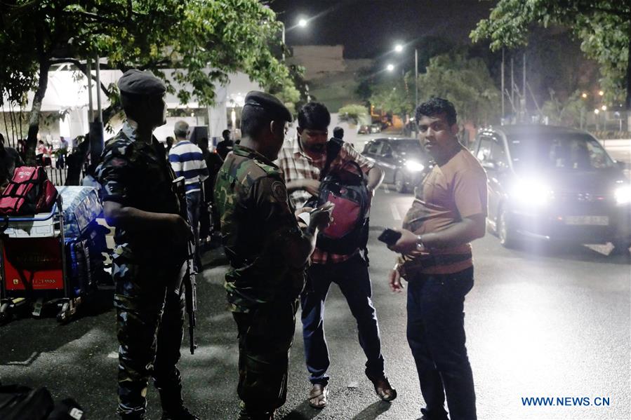 SRI LANKA-COLOMBO-BLASTS-AIRPORT