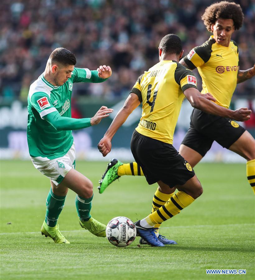 (SP)GERMANY-BREMEN-SOCCER-BUNDESLIGA-BREMEN VS DORTMUND