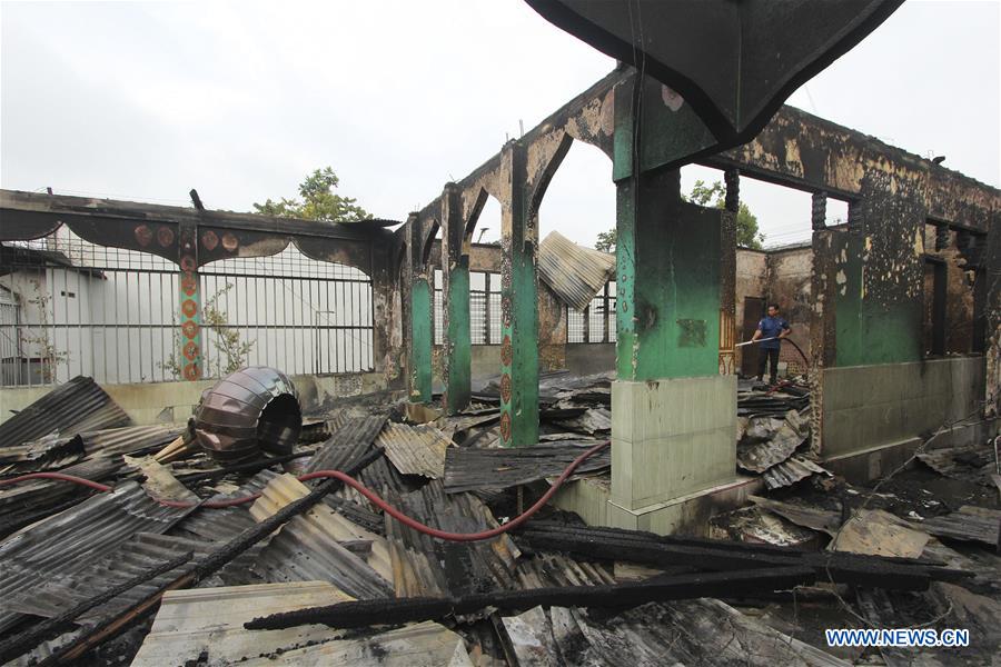 INDONESIA-RIAU-PRISON-FIRE-AFTERMATH