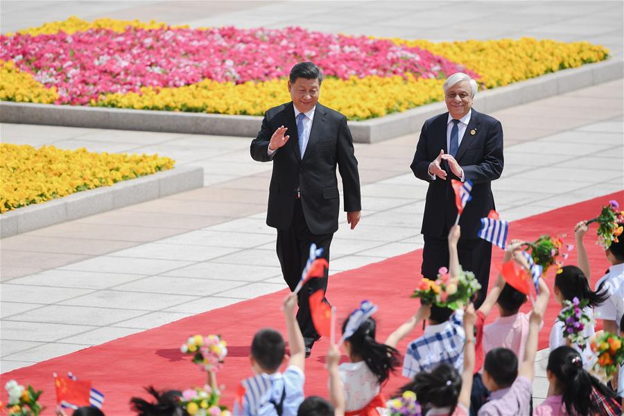 CHINA-BEIJING-XI JINPING-GREEK PRESIDENT-TALKS (CN)