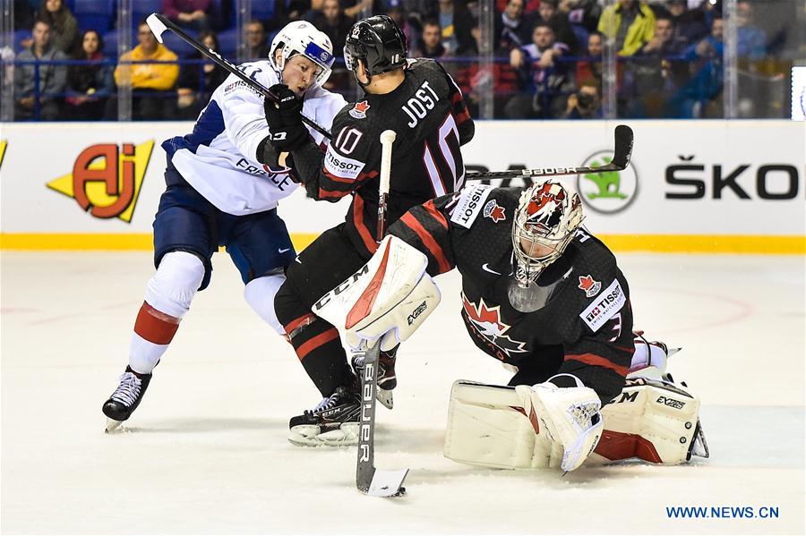 (SP)SLOVAKIA-KOSICE-ICE HOCKEY-IIHF-WORLD CHAMPIONSHIP-GROUP A-CAN VS FRA