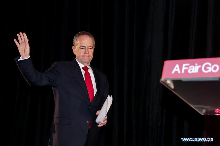 AUSTRALIA-MELBOURNE-FEDERAL ELECTION-BILL SHORTEN