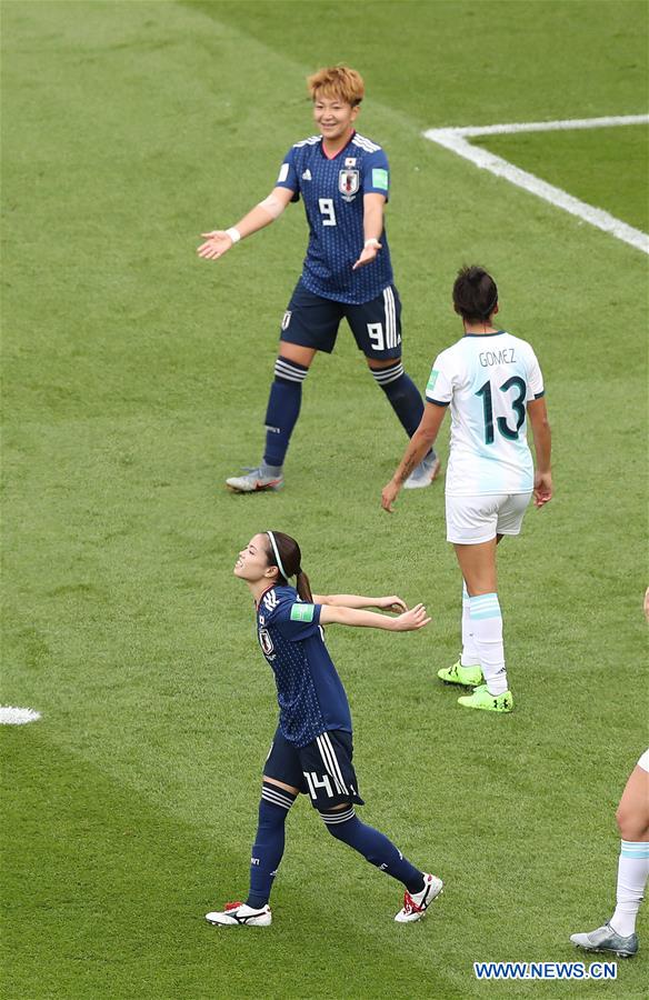 (SP)FRANCE-PARIS-2019 FIFA WOMEN'S WORLD CUP-GROUP D-ARG VS JPN