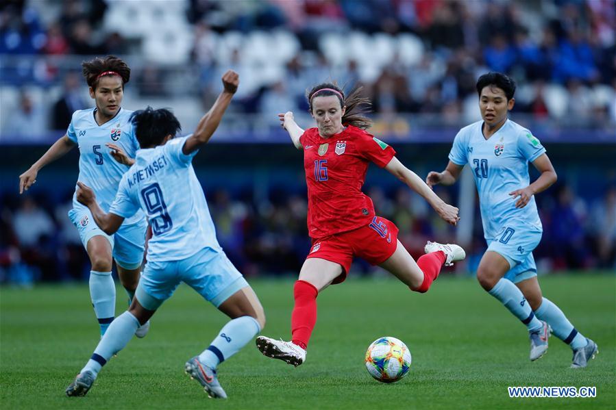 (SP)FRANCE-REIMS-SOCCER-FIFA WOMEN'S WORLD CUP-USA VS THA