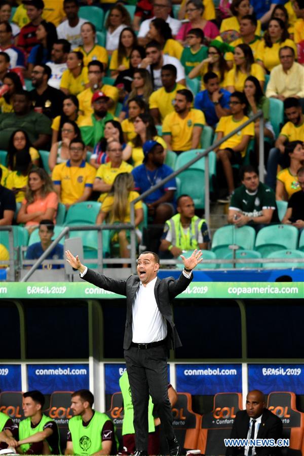 (SP)BRAZIL-SALVADOR-SOCCER-COPA AMERICA 2019-BRAZIL VS VENEZUELA