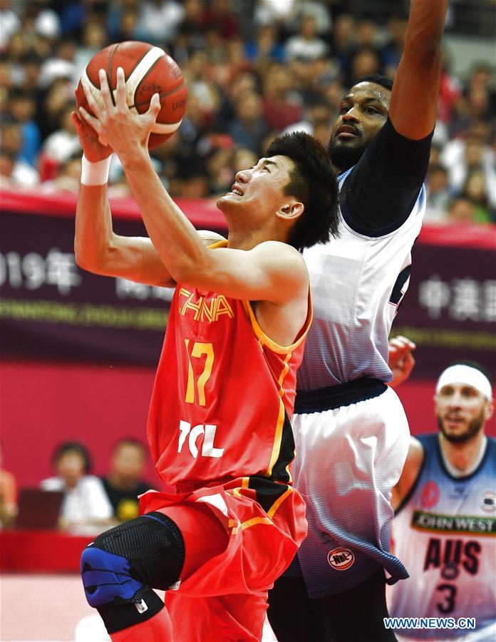 (SP)CHINA-NANTONG-BASKETBALL-CHINA VS AUSTRALIAN NBL