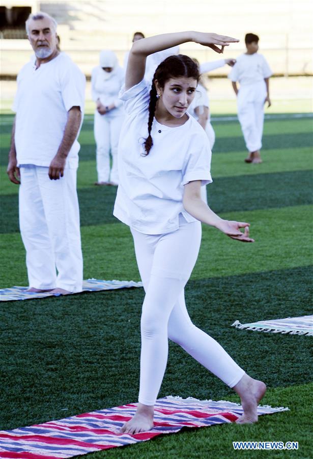 SYRIA-DAMASCUS-INTERNATIONAL YOGA DAY