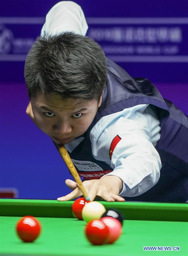 (SP)CHINA-JIANGSU-WUXI-SNOOKER WORLD CUP(CN)