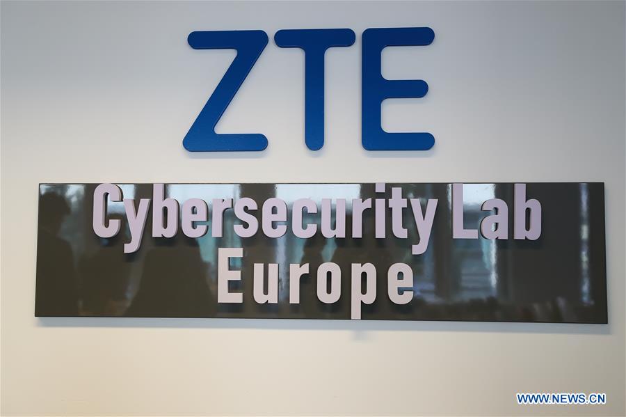 BELGIUM-BRUSSELS-ZTE-CYBERSECURITY LAB