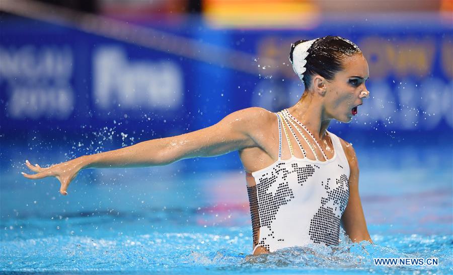 (SP)SOUTH KOREA-GWANGJU-FINA WORLD CHAMPIONSHIPS-ARTISTIC SWIMMING-WOMEN'S SOLO TECHNICAL