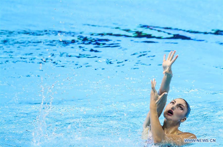 (SP)SOUTH KOREA-GWANGJU-FINA WORLD CHAMPIONSHIPS-ARTISTIC SWIMMING-WOMEN'S SOLO TECHNICAL FINAL