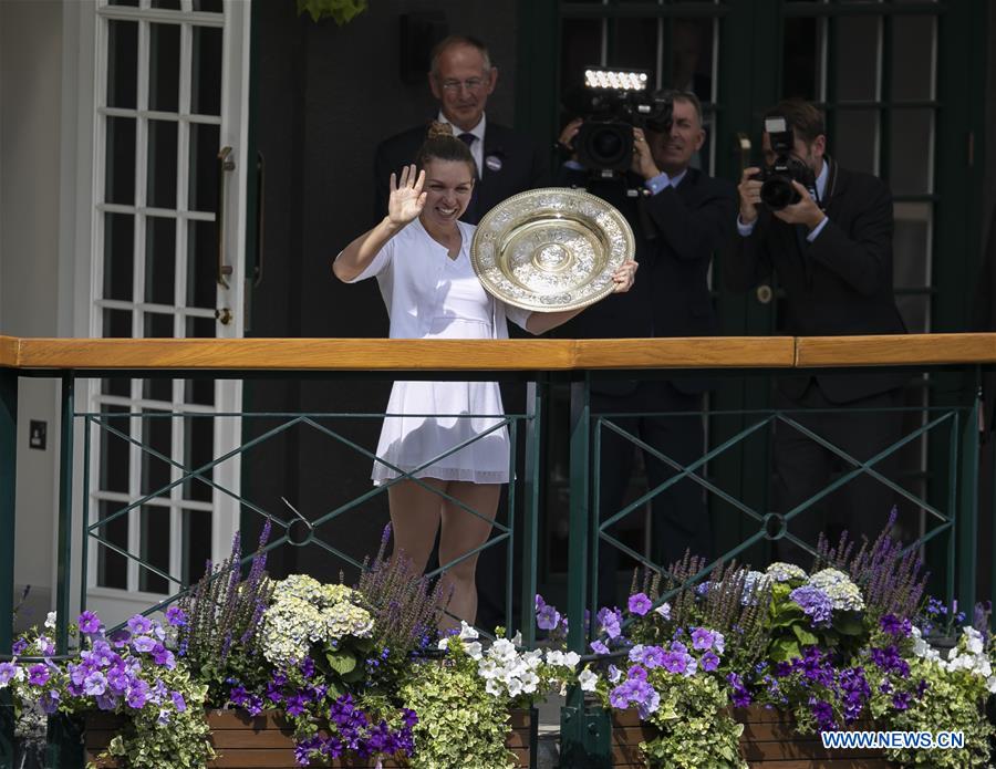 (SP)BRITAIN-LONDON-TENNIS-WIMBLEDON CHAMPIONSHIPS 2019-WOMEN'S SINGLES-FINAL