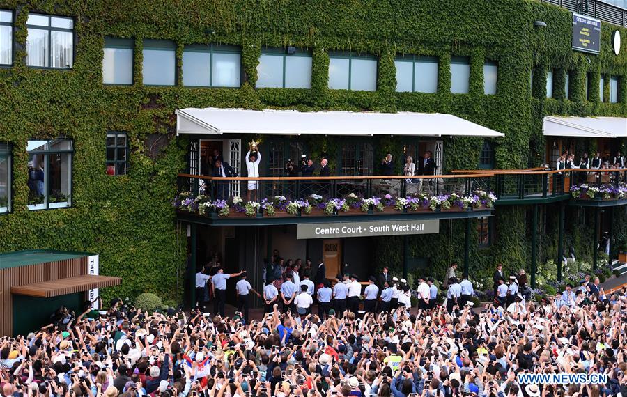 (SP)BRITAIN-LONDON-TENNIS-WIMBLEDON CHAMPIONSHIPS 2019-MEN'S SINGLES-FINAL