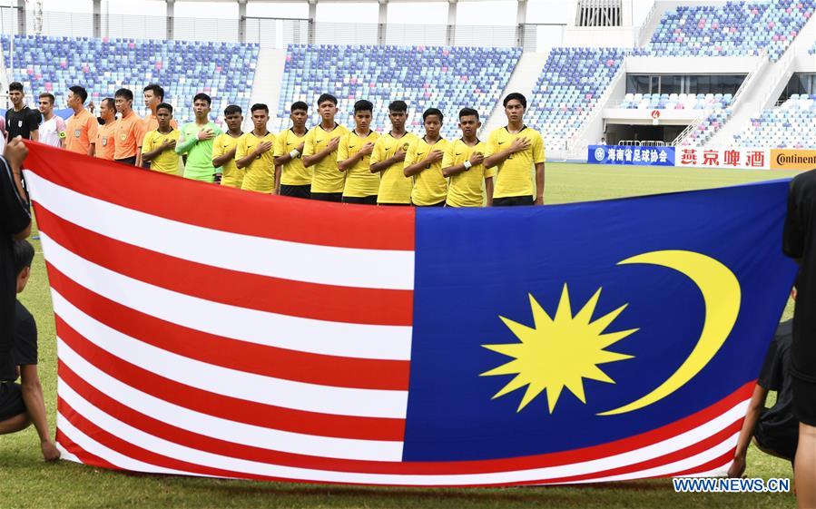 (SP)CHINA-HAIKOU-SOCCER-CFA CHINA INTERNATIONAL YOUTH FOOTBALL TOURNAMENT-IRAN VS MALAYSIA (CN)