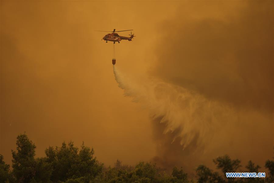 GREECE-EVIA ISLAND-WILDFIRE