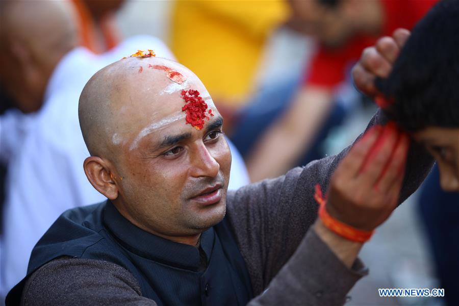 NEPAL-KATHMANDU-JANAI PURNIMA-FESTIVAL