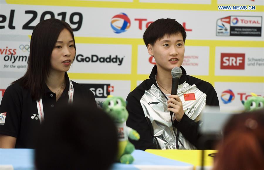 (SP)SWITZERLAND-BASEL-BWF-WORLD CHAMPIONSHIPS-PRESS CONFERENCE