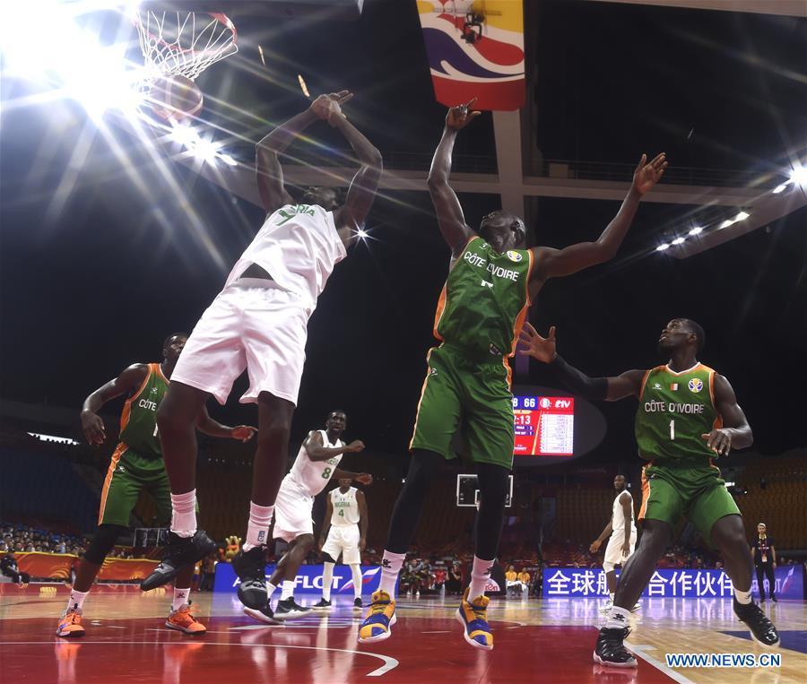 (SP)CHINA-GUANGZHOU-BASKETBALL-FIBA WORLD CUP-GROUP M-NGA VS CIV(CN)