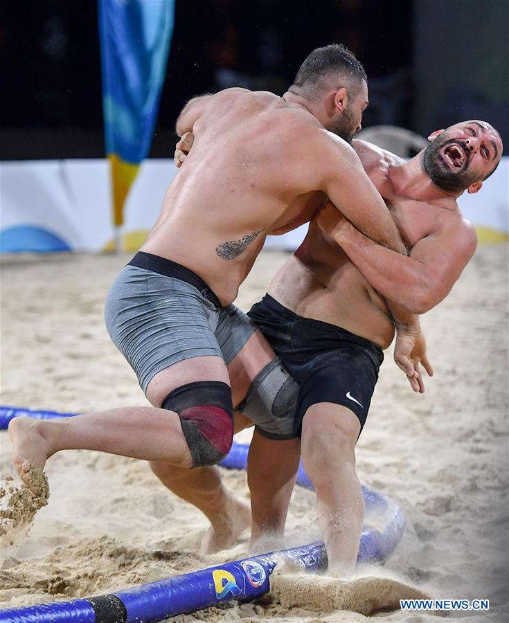 (SP)QATAR-DOHA-WORLD BEACH GAMES-MEN'S BEACH WRESTLING