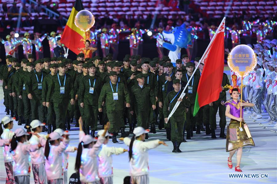 (SP)CHINA-WUHAN-7TH MILITARY WORLD GAMES-OPENING CEREMONY