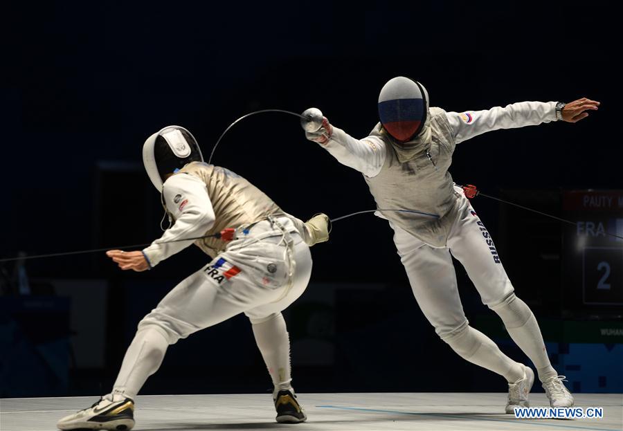 (SP)CHINA-WUHAN-7TH MILITARY WORLD GAMES-FENCING-MEN INDIVIDUAL FOIL(CN)