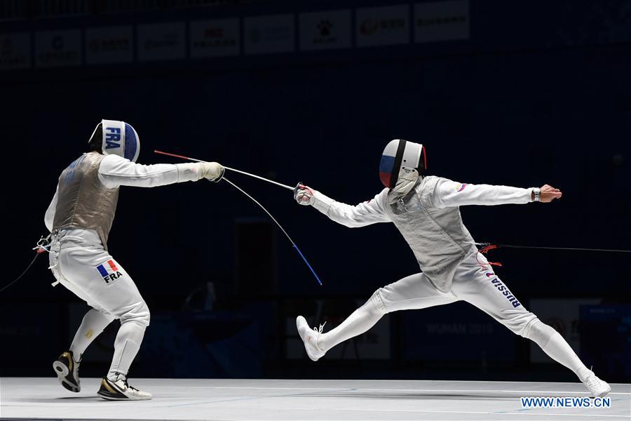 (SP)CHINA-WUHAN-7TH MILITARY WORLD GAMES-FENCING-MEN INDIVIDUAL FOIL(CN)