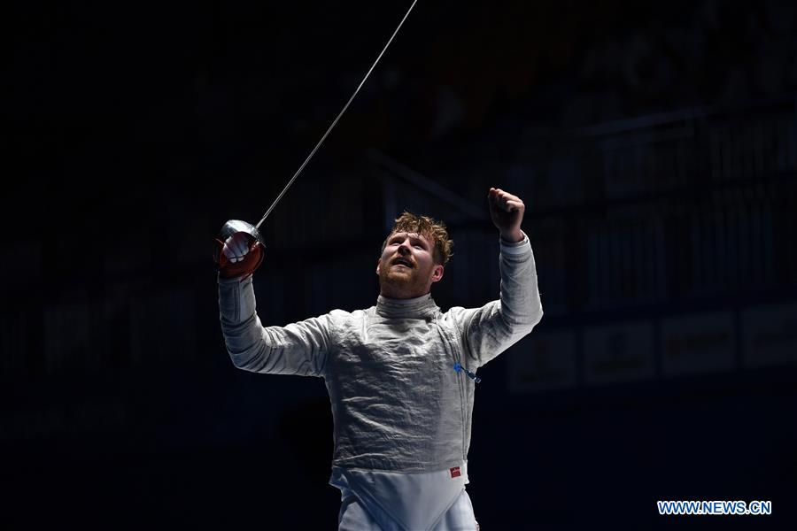 (SP)CHINA-WUHAN-7TH MILITARY WORLD GAMES-FENCING