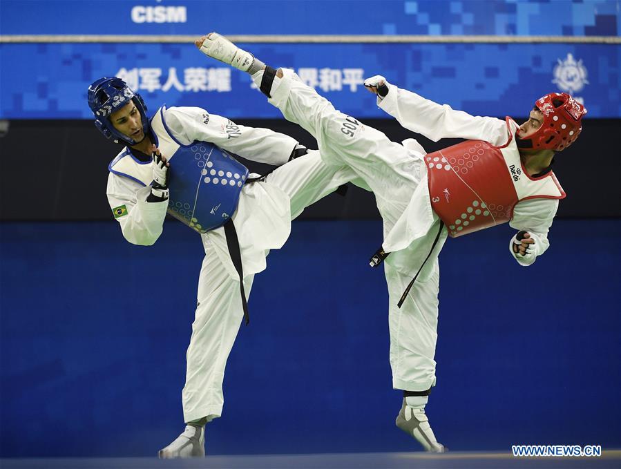 (SP)CHINA-WUHAN-7TH MILITARY WORLD GAMES-TAEKWONDO(CN)