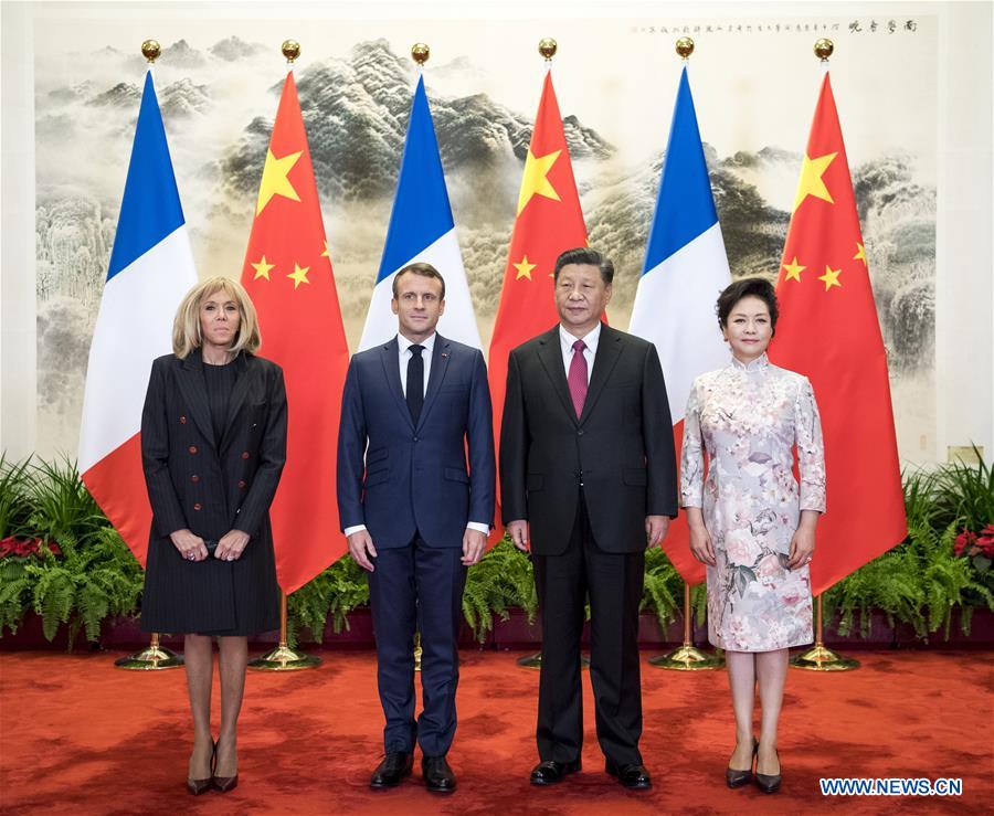 CHINA-BEIJING-XI JINPING-FRANCE-MACRON-TALKS (CN)