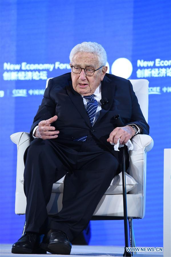 CHINA-BEIJING-NEW ECONOMY FORUM-KISSINGER-U.S.-CHINA TRADE (CN)