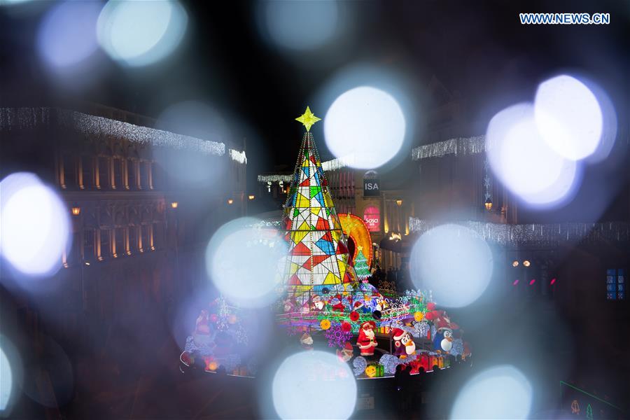 CHINA-MACAO-SENADO SQUARE-FESTIVE LIGHTS-CHRISTMAS-NEW YEAR (CN)