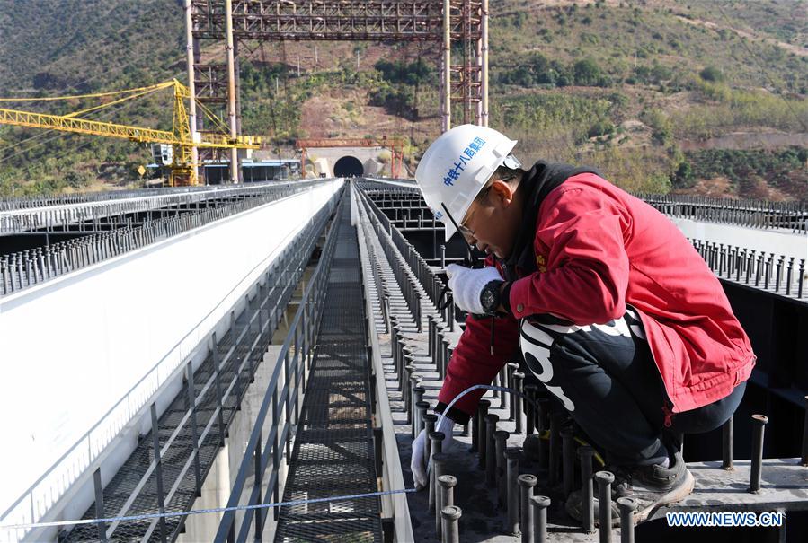 CHINA-YUNNAN-NUJIANG RIVER-RAILWAY BRIDGE-CONSTRUCTION (CN)