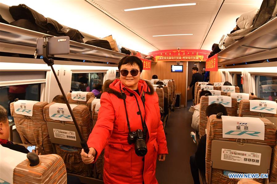 CHINA-BEIJING-HOHHOT-HIGH-SPEED RAILWAY-OPENING (CN)