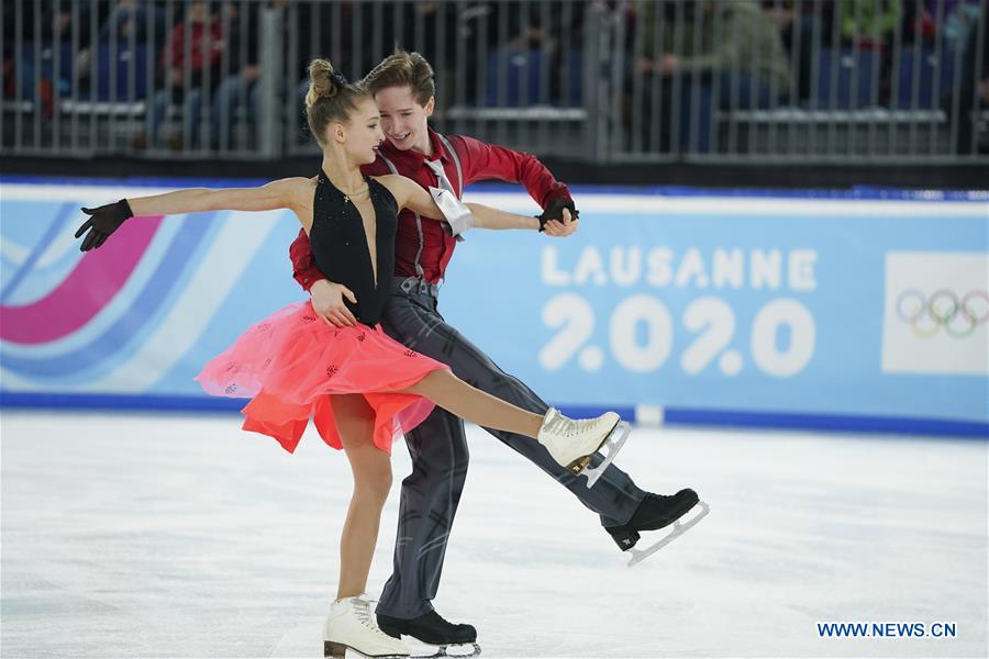 (SP)SWITZERLAND-LAUSANNE-WINTER YOG-FIGURE SKATING-ICE DANCE