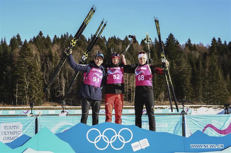 (SP)FRANCE-LES ROUSSES-WINTER YOG-BIATHLON-MEN'S 7.5KM SPRINT