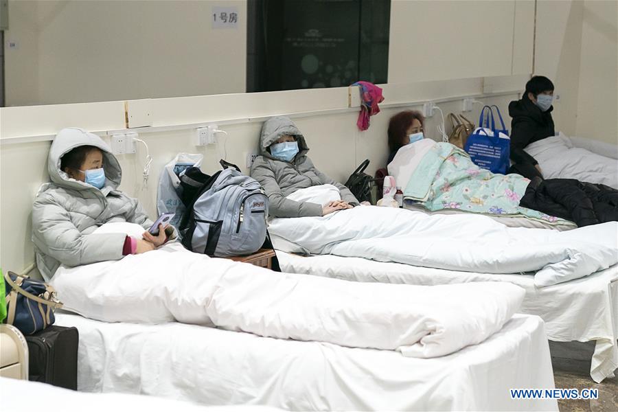 CHINA-HUBEI-WUHAN-MAKESHIFT HOSPITAL-PATIENTS (CN)