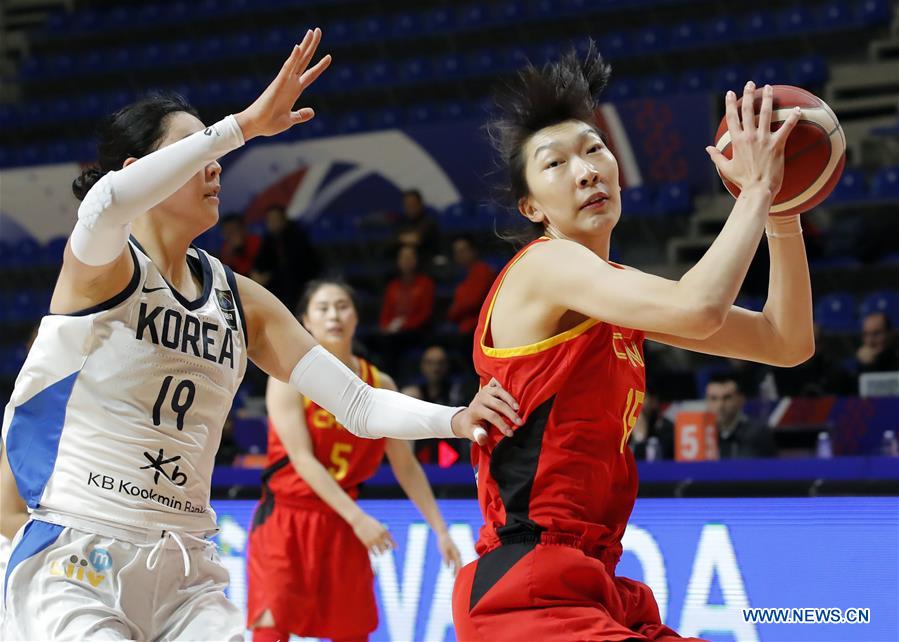 (SP)SERBIA-BELGRADE-FIBA-WOMEN'S OLYMPIC QUALIFYING TOURNAMENT-CHINA VS SOUTH KOREA 