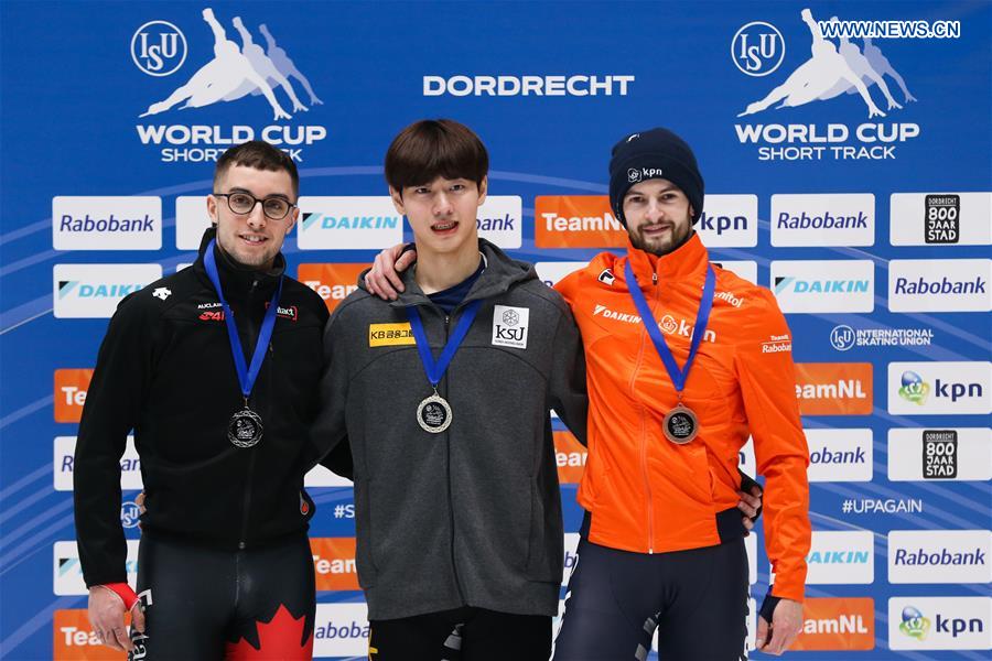 (SP)THE NETHERLANDS-DORDRECHT-ISU WORLD CUP-SHORT TRACK