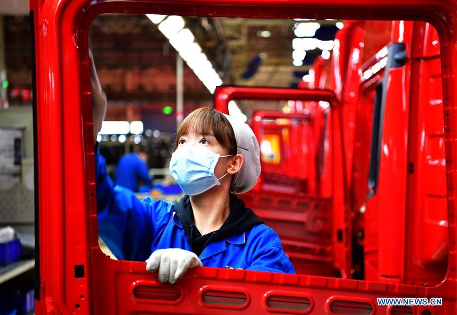 CHINA-SHAANXI-XI'AN-HEAVY TRUCK-PRODUCTION RESUMPTION (CN)