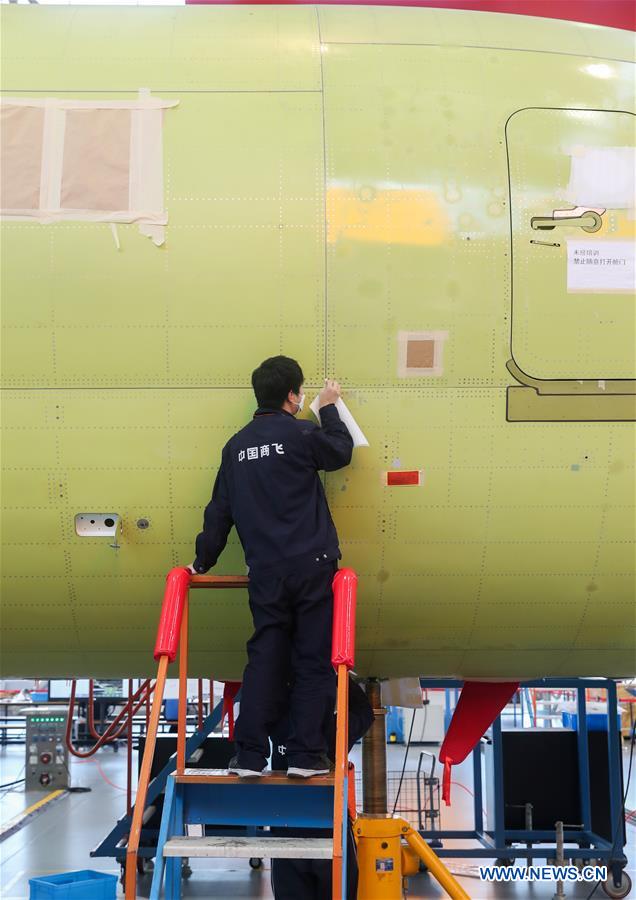 CHINA-SHANGHAI-REGIONAL AIRCRAFT-ARJ21-PRODUCTION RESUMPTION (CN)