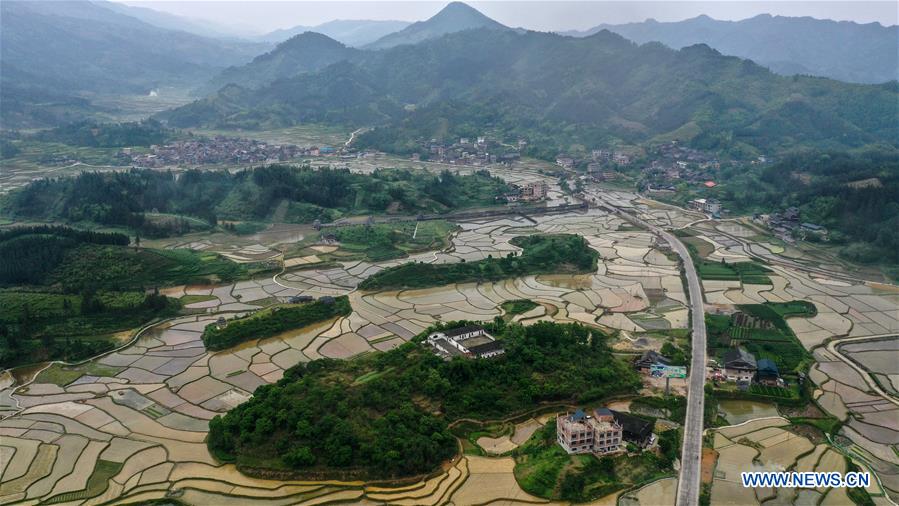 CHINA-GUANGXI-SANJIANG-SPRING SCENERY (CN)