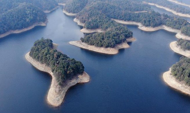 In pics: scenery of Taiping Lake in China's Anhui Province