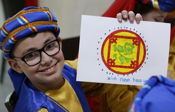 Lebanon's national school celebrates Chinese New Year at Chinese embassy