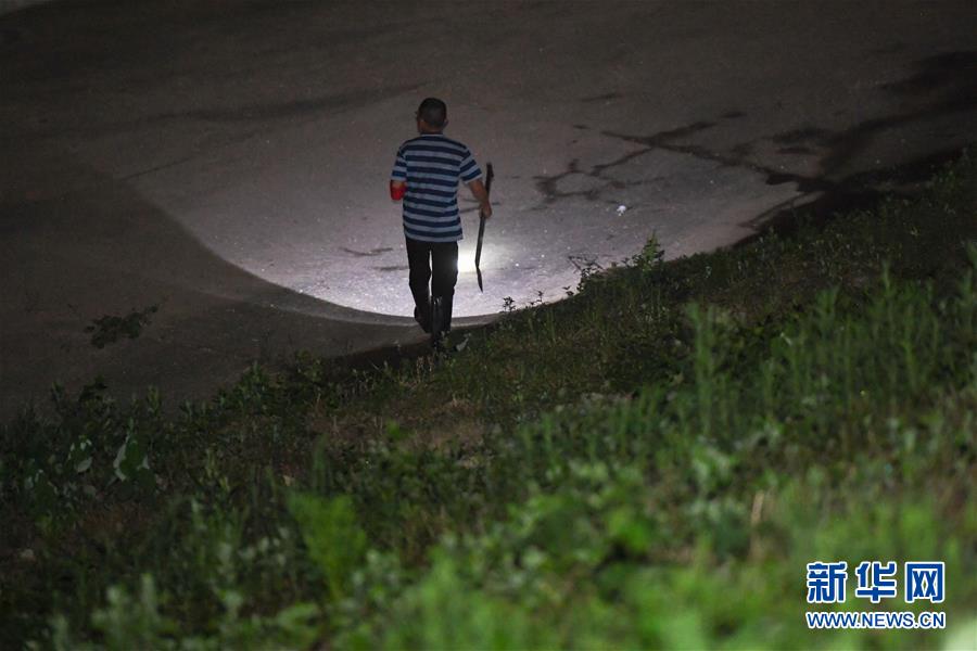 （防汛抗洪·图文互动）（1）“保卫家园，谁都不能是旁观者”——夜访洞庭湖大堤防汛一线