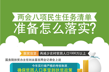 图表：两会八项民生任务清单准备怎么落实？